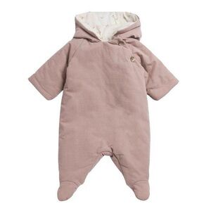 Bonpoint Pink Corduroy Baby Snowsuit Bunting Newborn 0-3M Size